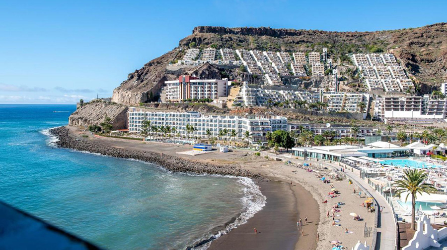 Playa del Cura is een heerlijke bestemming aan de zonnige zuidkust van Gran Canaria