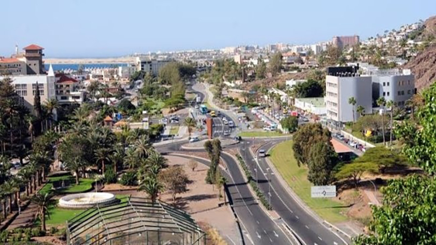 San Agustín een bekende badplaats in het zuiden van Gran Canaria