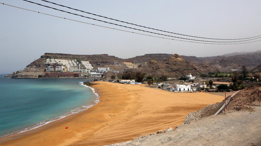 Playa de Tauro is niet zo geschikt voor kinderen