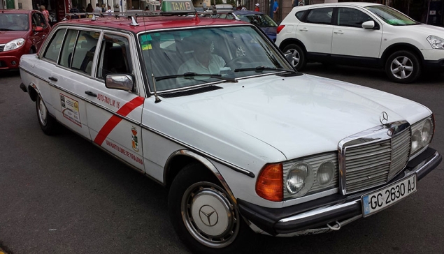 Een Taxi in Maspalomas met meer dan 7 miljoen kilometer op de teller