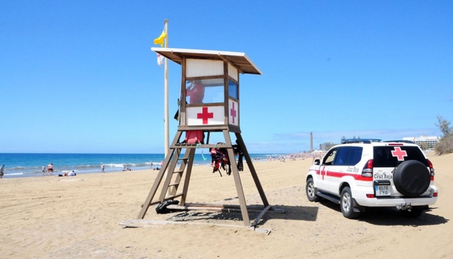 Vier nieuwe strandwachttorens voor de stranden van Maspalomas