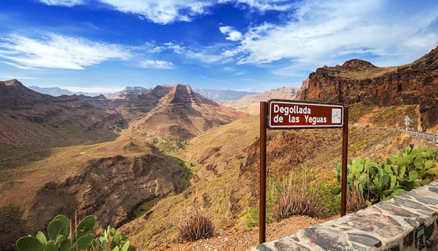 Mirador Degollada De La Yeguas met een mooi panoramisch uitzicht