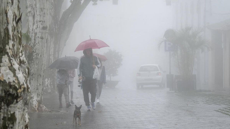 LET OP - Weerswaarschuwing vanwege regen voor de Canarische Eilanden