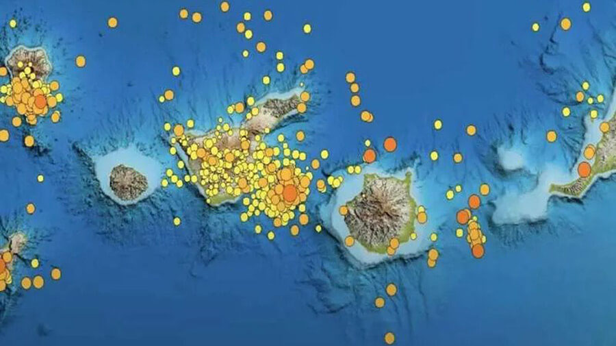 VIDEO: Ruim 2.000 aardbevingen geregistreerd op de Canarische Eilanden in 2023