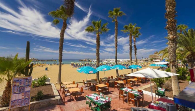 Puerto Rico is een ideaal strand voor kinderen op Gran Canaria