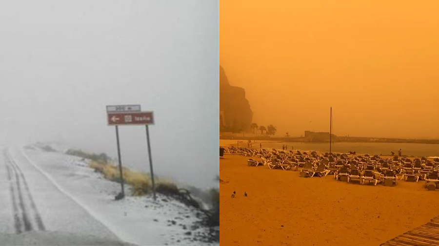 Klimaatverandering... welke klimaatverandering? Geen regen, geen sneeuw, maar wel 3 waarschuwingen voor Calima in februari