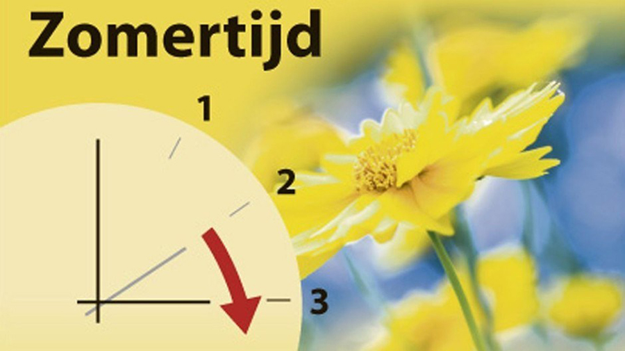 Let op, de zomertijd komt eraan