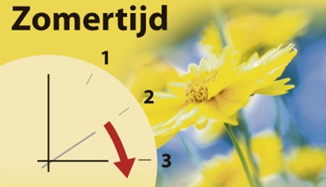 Let op, de zomertijd komt eraan