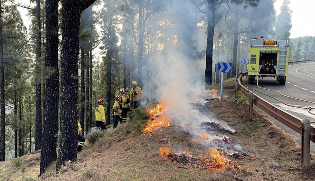 NEE, er is momenteel geen bosbrand op Gran Canaria, ook al ziet het er zo uit!