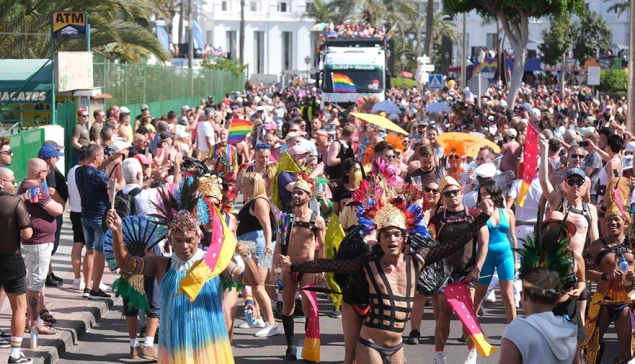 De Gaypride Parade van Maspalomas 2024 trok ongeveer 95.000 bezoekers