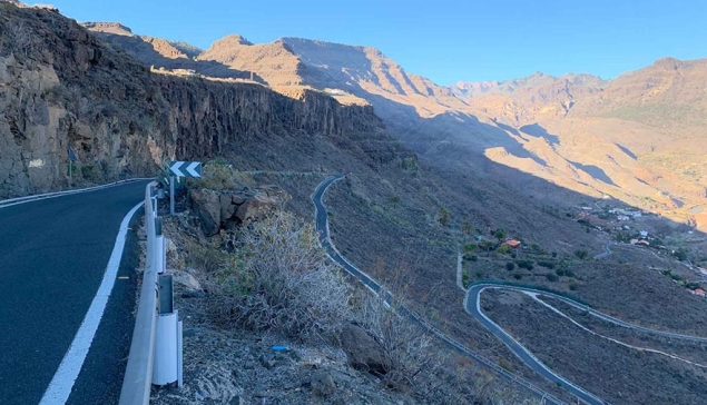 Schilderachtige rit in de bergen van Gran Canaria, Zuid