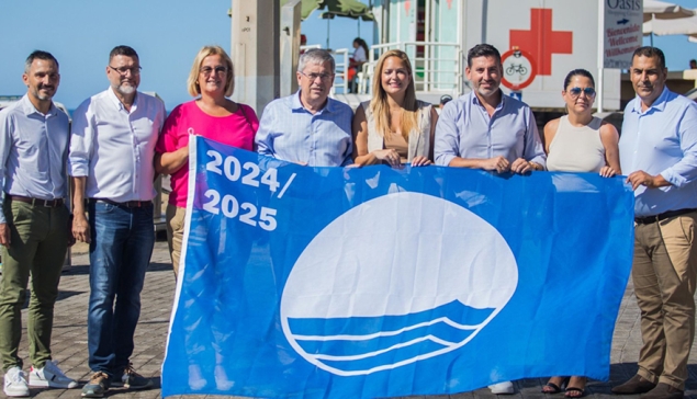 Blauwe Vlaggen certificeren de hoge kwaliteit van de stranden van Maspalomas Costa Canaria