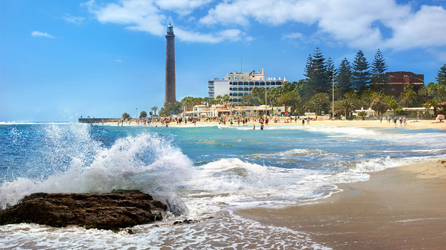 Maspalomas Beach is het enige Spaanse strand in de top tien van Europa