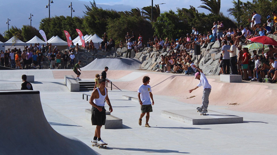 Arinaga heeft het grootste Skatepark van de Canarische Eilanden