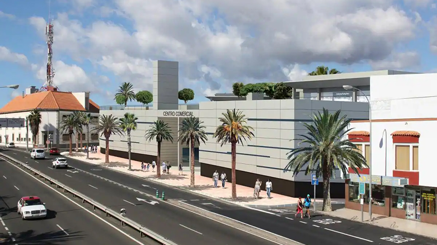 Bouwvergunning voor een winkelcentrum van 48 miljoen euro in San Fernando/Playa del Inglés