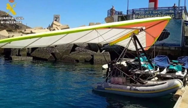 Guardia Civil onderschept vliegende boot nabij Puerto Mogán