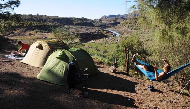 Camping la Presa de Las Niñas - Tejeda