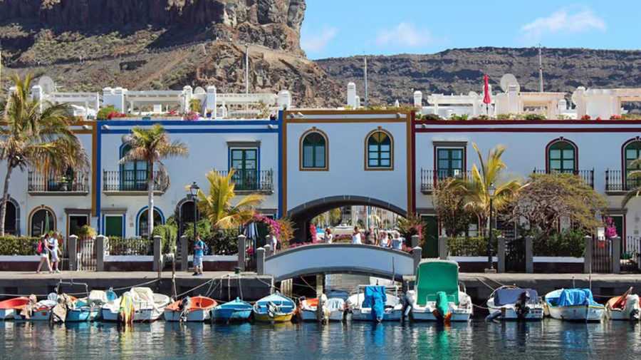 Puertos Canarios vernieuwd de haven van Mogán