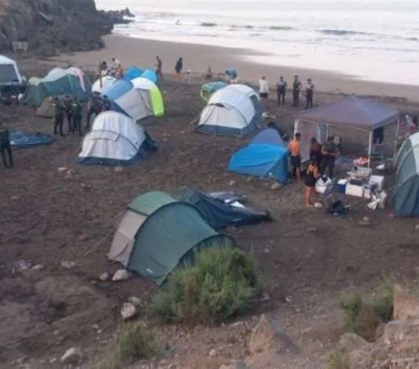 Illegaal kampeerterrein ontmanteld op Gran Canaria