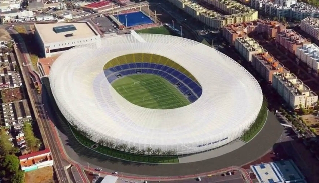 UD Las Palmas zou door stadionverbouwing gedwongen kunnen worden om van speelplaats te wisselen
