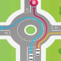 DGT bevestigt boetes van 500 euro en puntenaftrek voor verkeerd gebruik van rotondes