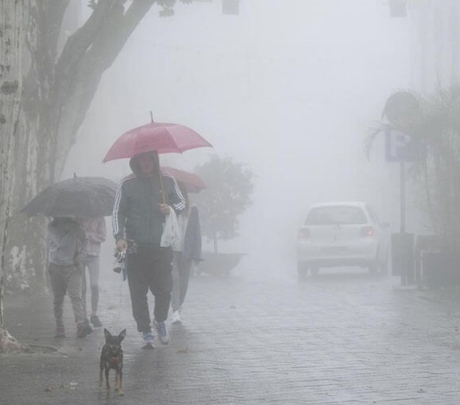 Uitstapje naar de bergen, deze week alleen met jas en paraplu!