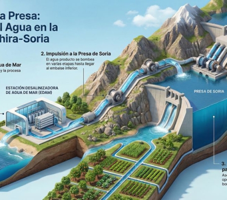 Salto de Chira: werkzaamheden vorderen om hernieuwbare energie op te slaan in Gran Canaria