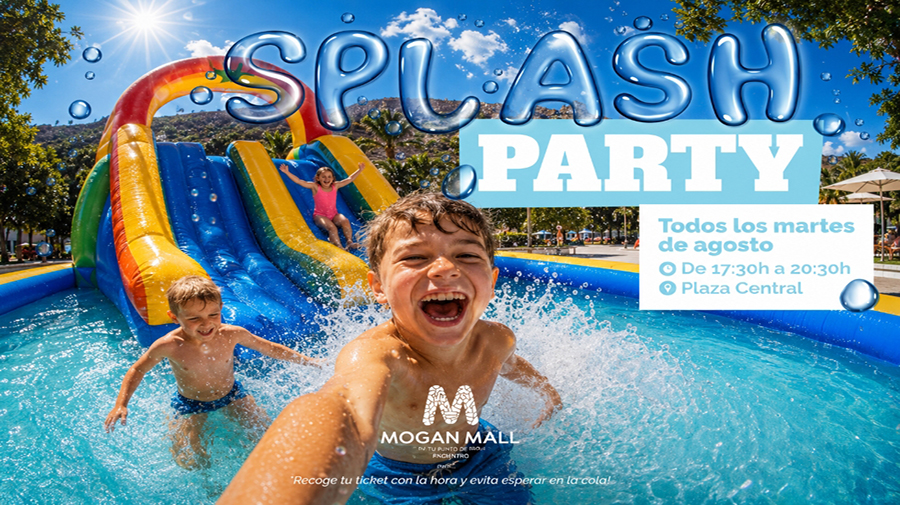 Mogán Mall maakt van de dinsdagen in augustus één groot waterfeest voor het hele gezin