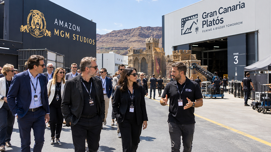 Amazon MGM Studios bezoekt Maspalomas om filmlocaties en audiovisuele producties te bekijken