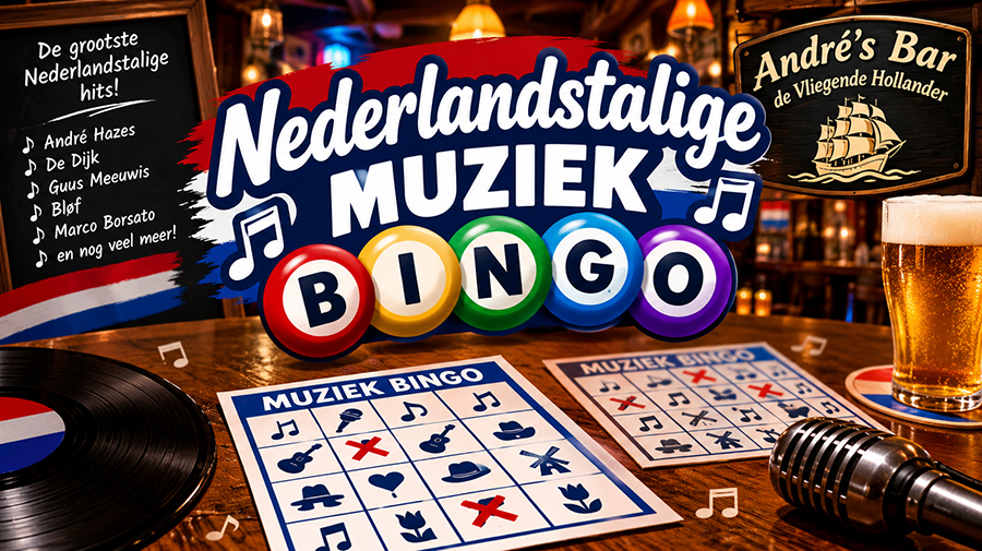 Nederlandstalige Muziek Bingo - 19 Oktober 2026